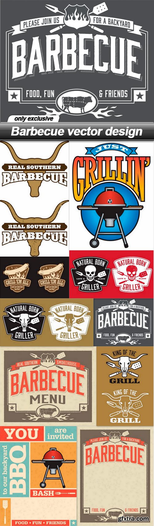 Barbecue vector design - 10 EPS