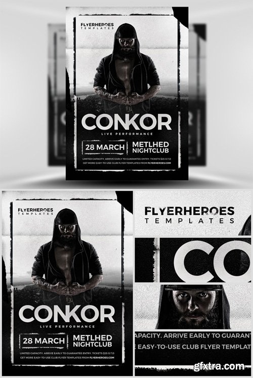 Conkor Flyer Template