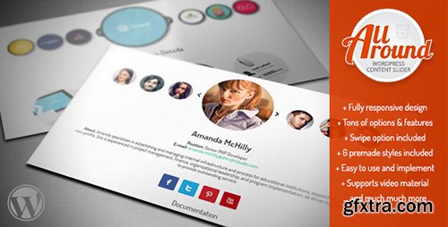 CodeCanyon - All Around v1.4.8 - Wordpress Content Slider / Carousel - 5266981