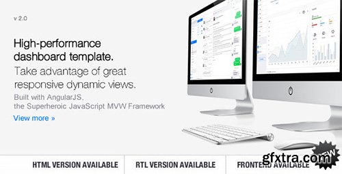 ThemeForest - Clip-Two v2.0 - Bootstrap Admin Template with AngularJS - 10290688