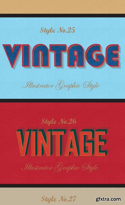 Graphicriver Bundle of Retro Vintage Text Effects 12913324