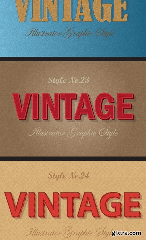 Graphicriver Bundle of Retro Vintage Text Effects 12913324