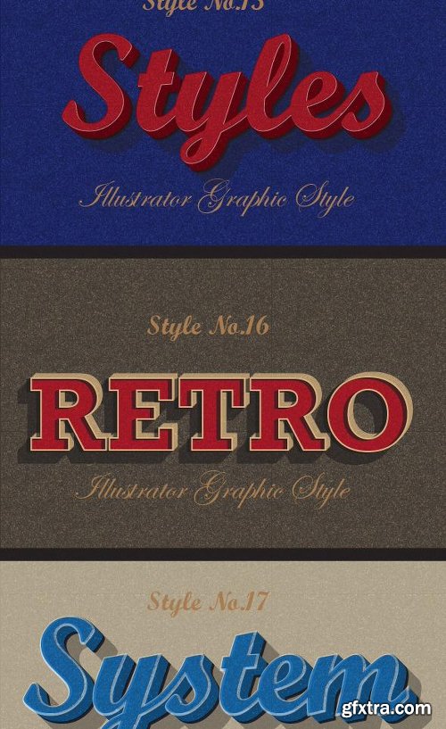 Graphicriver Bundle of Retro Vintage Text Effects 12913324