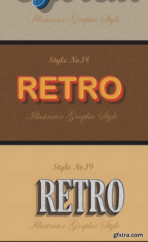 Graphicriver Bundle of Retro Vintage Text Effects 12913324