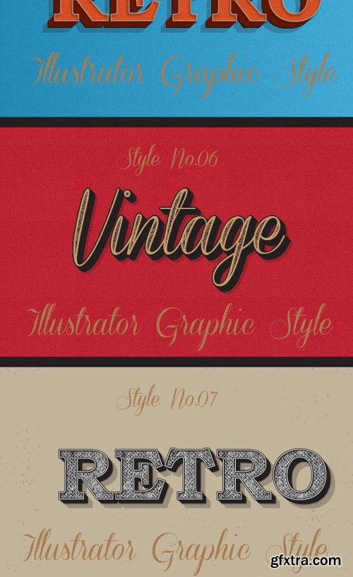 Graphicriver Bundle of Retro Vintage Text Effects 12913324