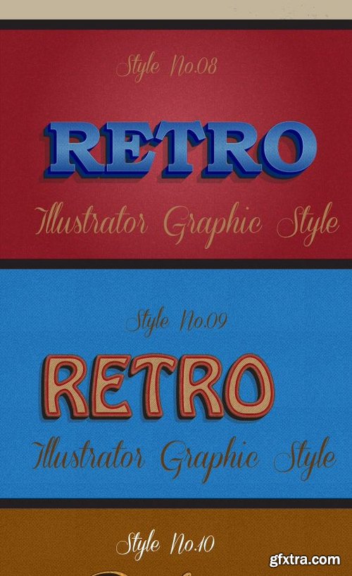 Graphicriver Bundle of Retro Vintage Text Effects 12913324