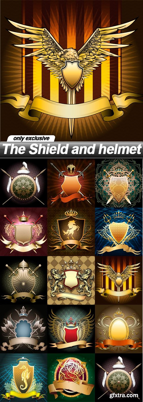 The Shield and helmet - 14 EPS