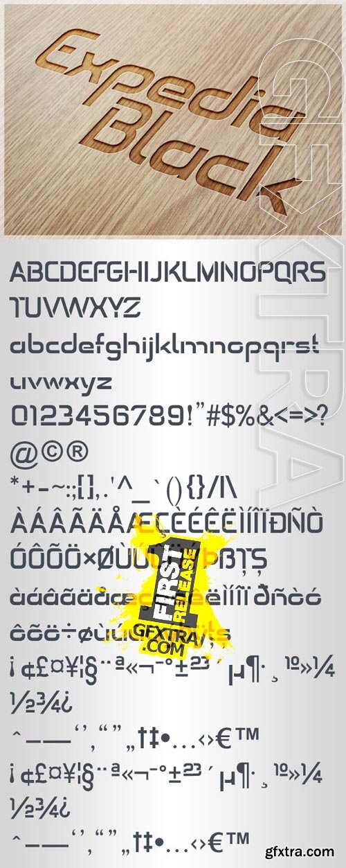 Expedia Black Font