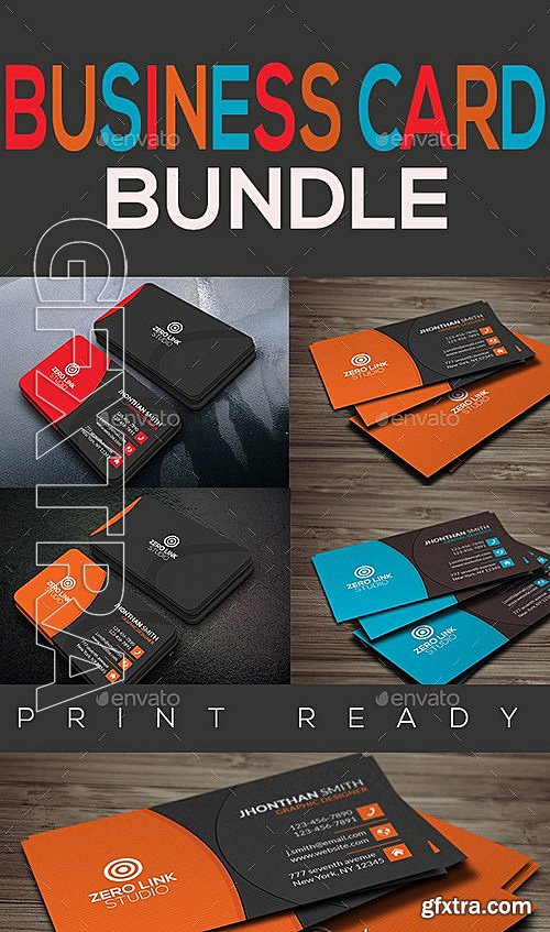 GraphicRiver - Corporate Business Card Bundle 13108479