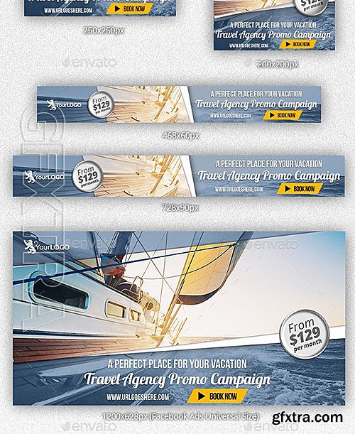 GraphicRiver - Explore & Travel Web & Facebook Banners 13182391