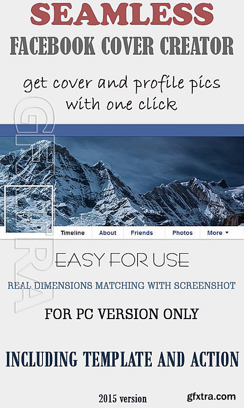 GraphicRiver - Facebook Seamless Cover and Profile Image Maker 13201894