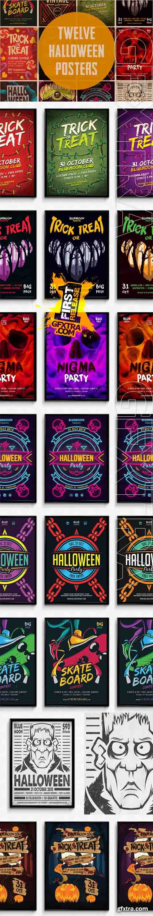 12 Halloween Posters