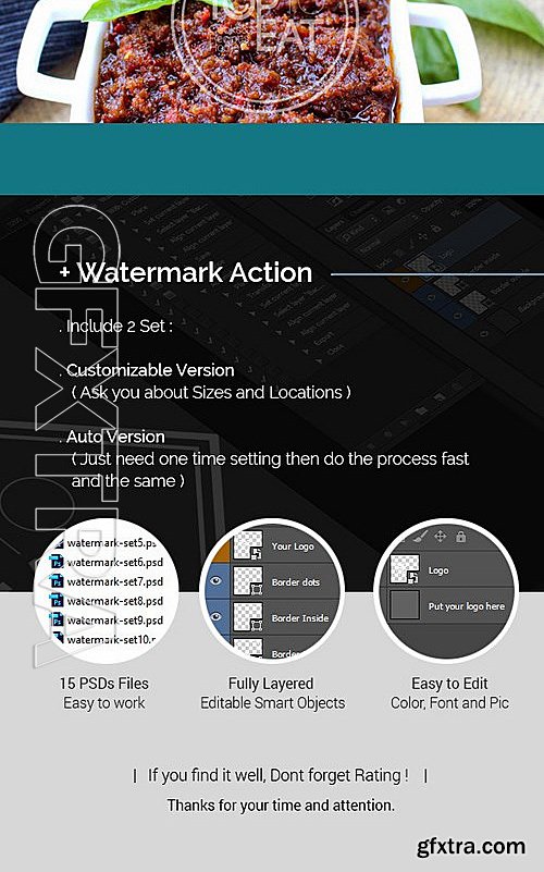 GraphicRiver - Watermarker Center Version Photoshop Action 13182289