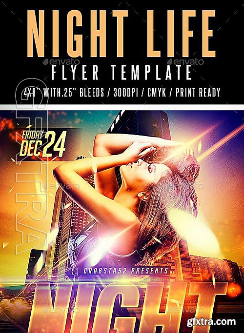 GraphicRiver - Night Life Flyer Template 13133006