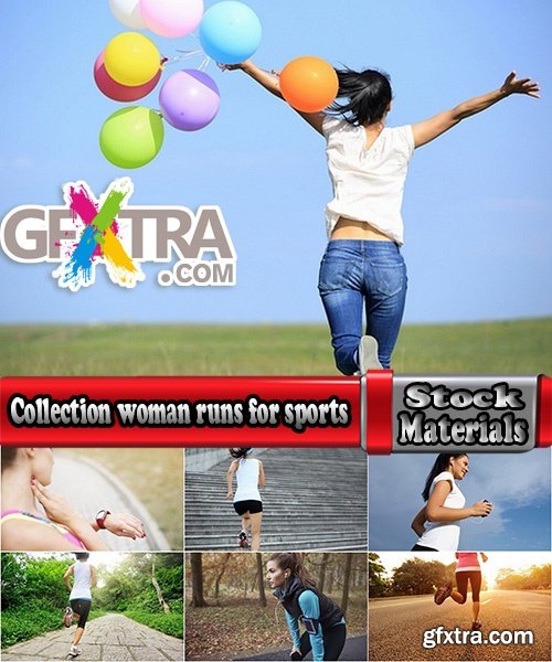 Collection woman runs for sports fitness walking jog 25 HQ Jpeg