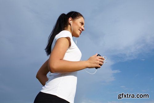 Collection woman runs for sports fitness walking jog 25 HQ Jpeg