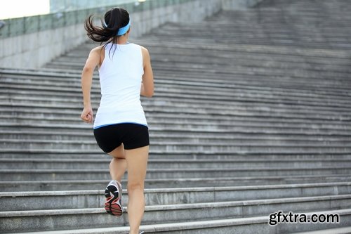 Collection woman runs for sports fitness walking jog 25 HQ Jpeg