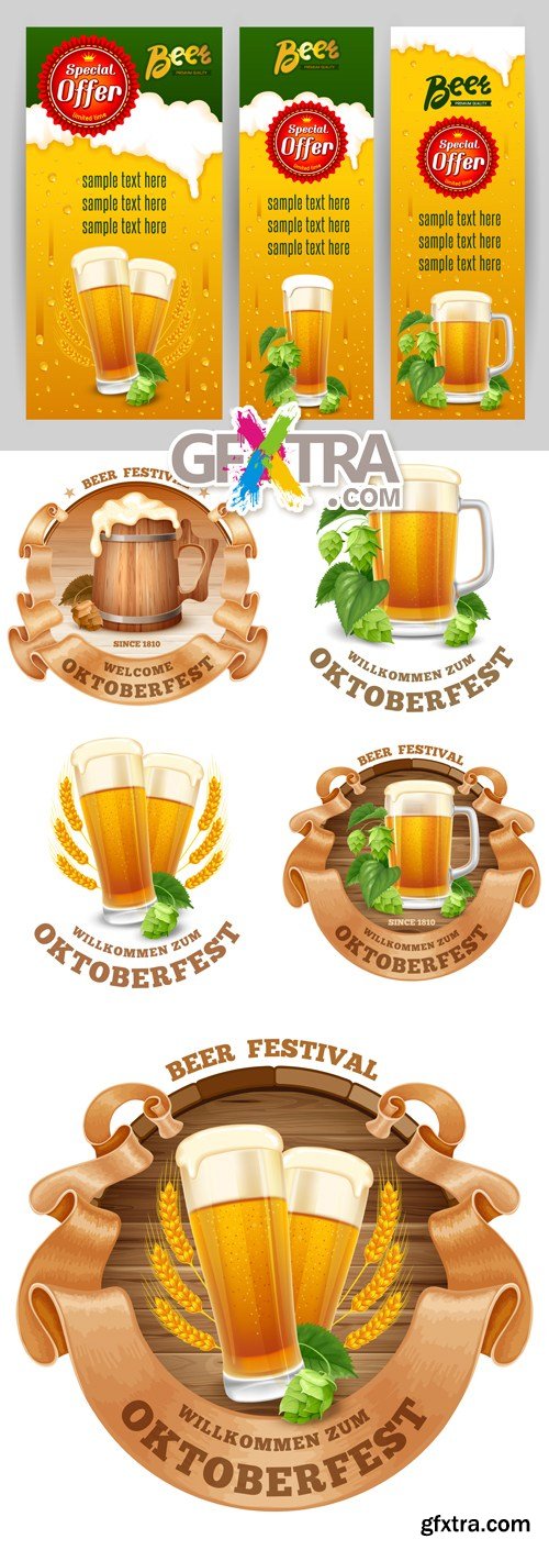 Glass of Beer Vector