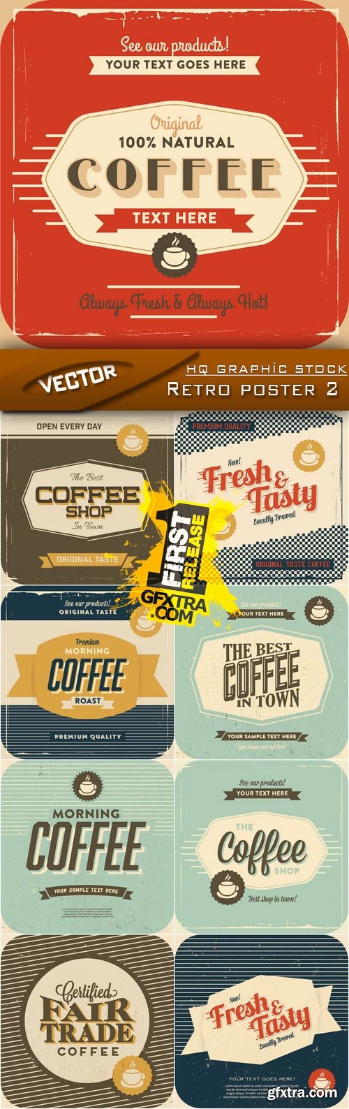 Stock Vector - Retro poster 2