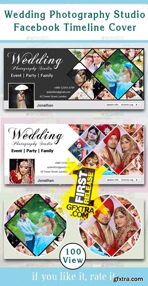 Wedding Photography Studio FB Timeline Cover 13232096