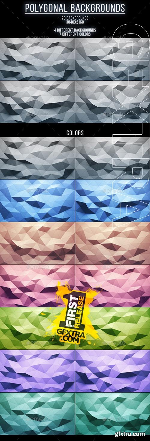 28 Polygonal Backgrounds 13212130