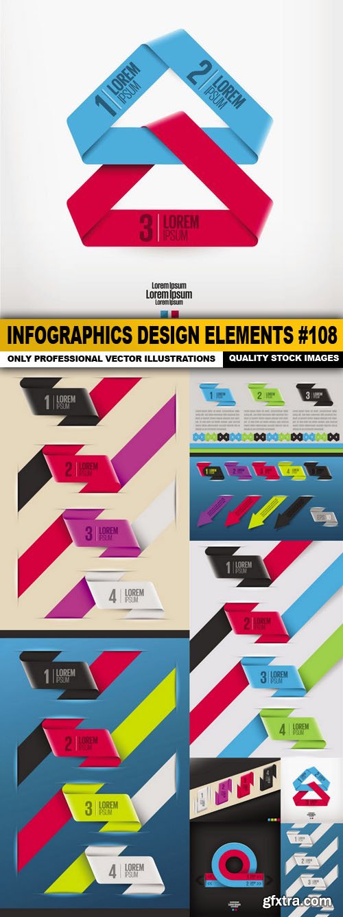 Infographics Design Elements #108 - 10 Vector