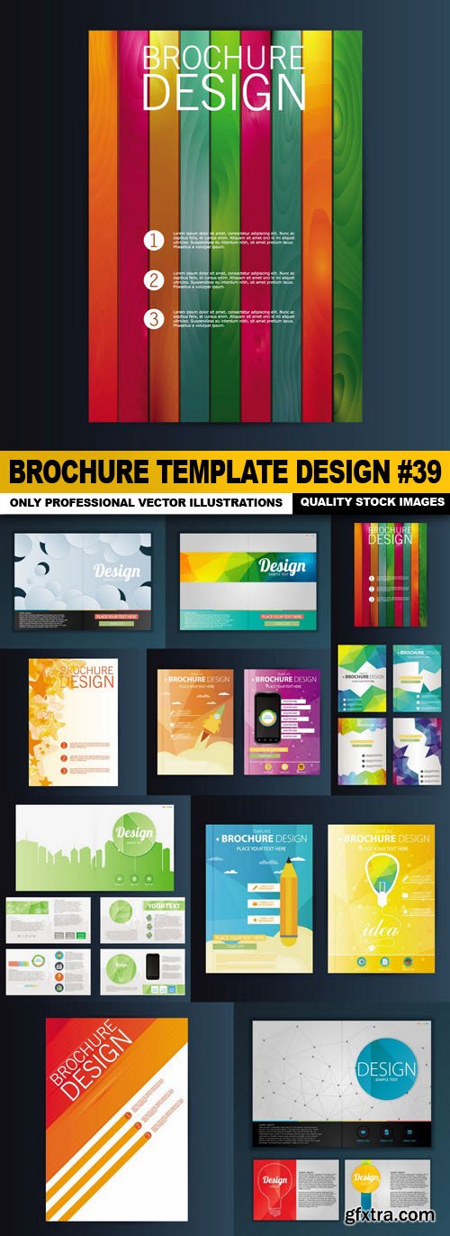 Brochure Template Design #39 - 10 Vector