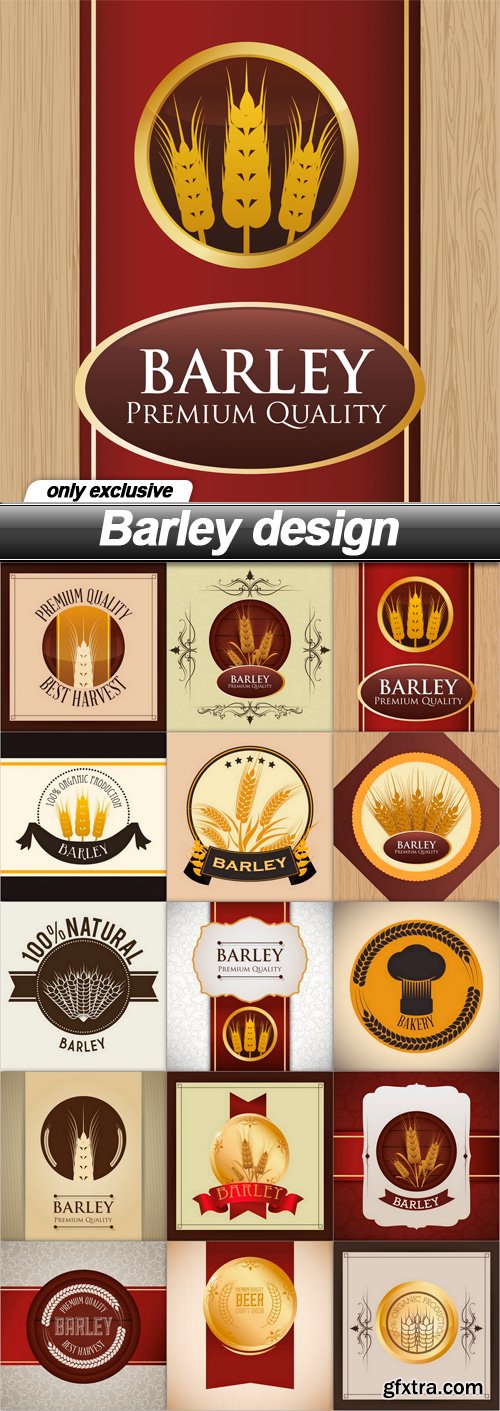 Barley design - 15 EPS