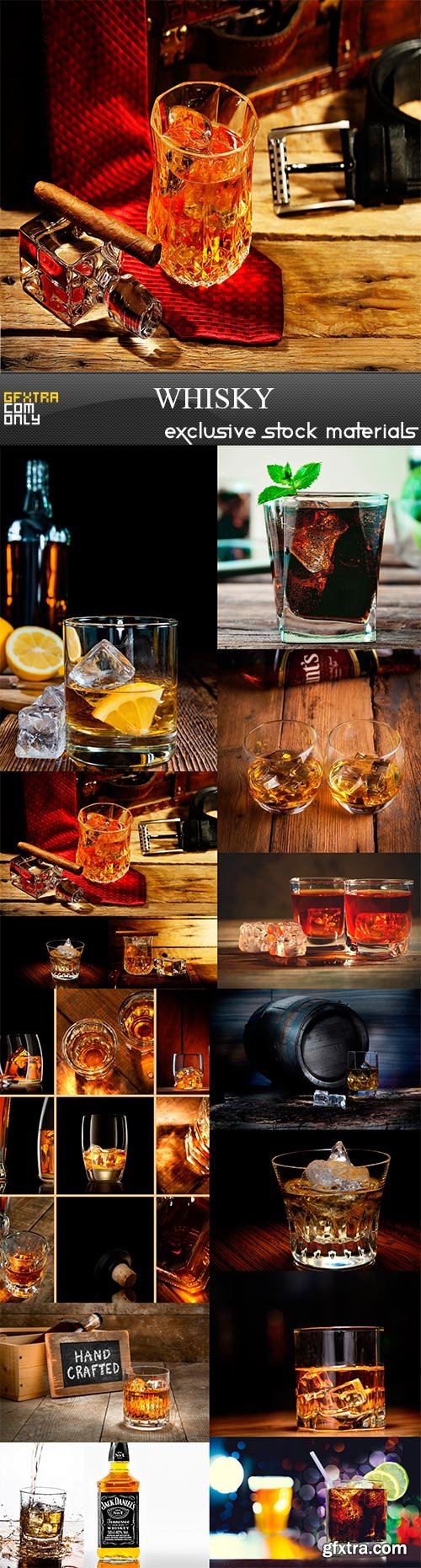 Whisky, 15 x UHQ JPEG