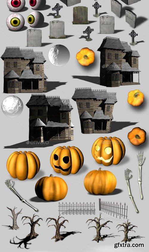 Graphicriver Halloween Assets and Mockup Creator 11863106