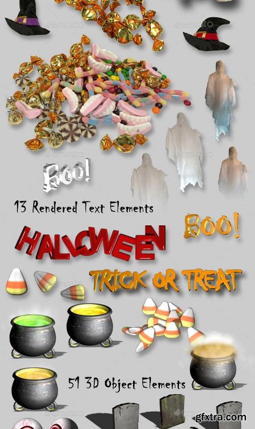 Graphicriver Halloween Assets and Mockup Creator 11863106