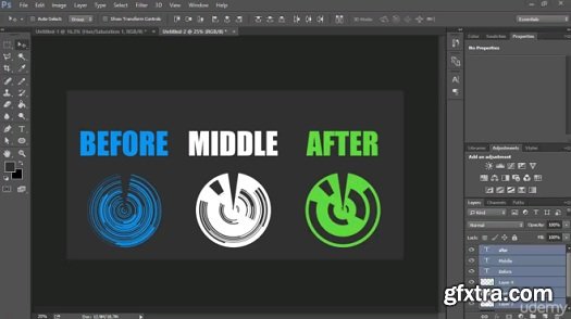 Make tech circles in Photoshop in 30 minutes!