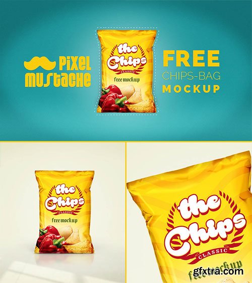 Chips Bag Mockup Template