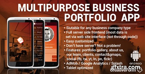 CodeCanyon - Multipurpose Business Portfolio App - Update 30 August 15 - 7812691