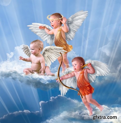 Cute little kids and baby cupids - 25 HQ Jpg