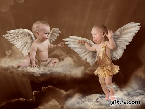 Cute little kids and baby cupids - 25 HQ Jpg