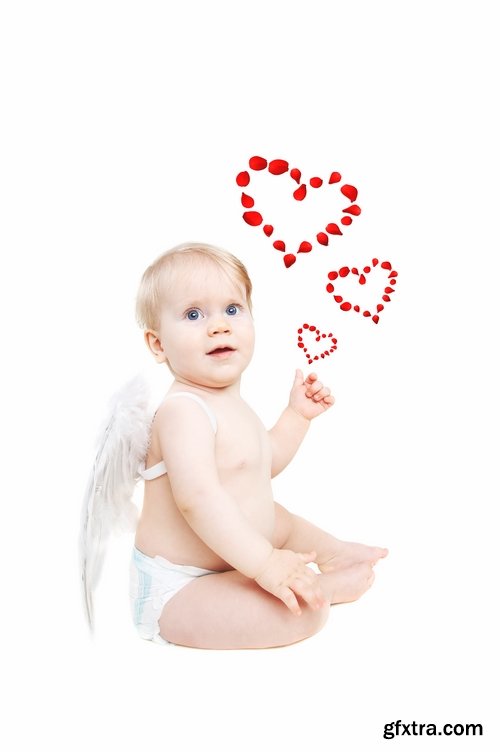 Cute little kids and baby cupids - 25 HQ Jpg