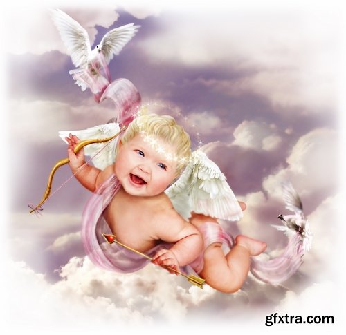 Cute little kids and baby cupids - 25 HQ Jpg