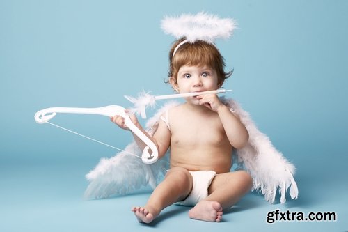 Cute little kids and baby cupids - 25 HQ Jpg