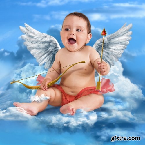 Cute little kids and baby cupids - 25 HQ Jpg