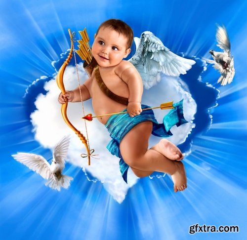 Cute little kids and baby cupids - 25 HQ Jpg