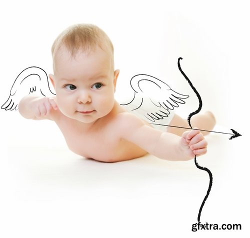 Cute little kids and baby cupids - 25 HQ Jpg