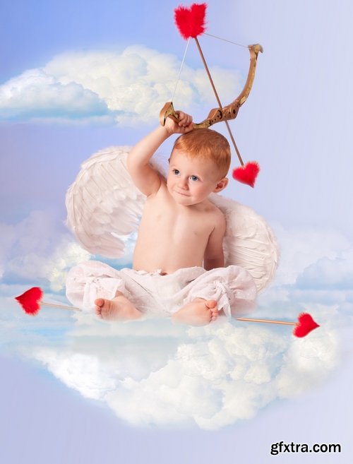 Cute little kids and baby cupids - 25 HQ Jpg