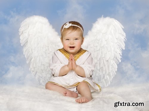 Cute little kids and baby cupids - 25 HQ Jpg