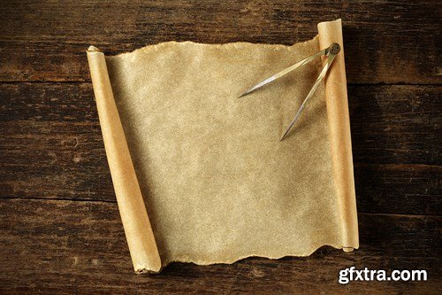 Old Paper Scroll, 35x UHQ JPEG