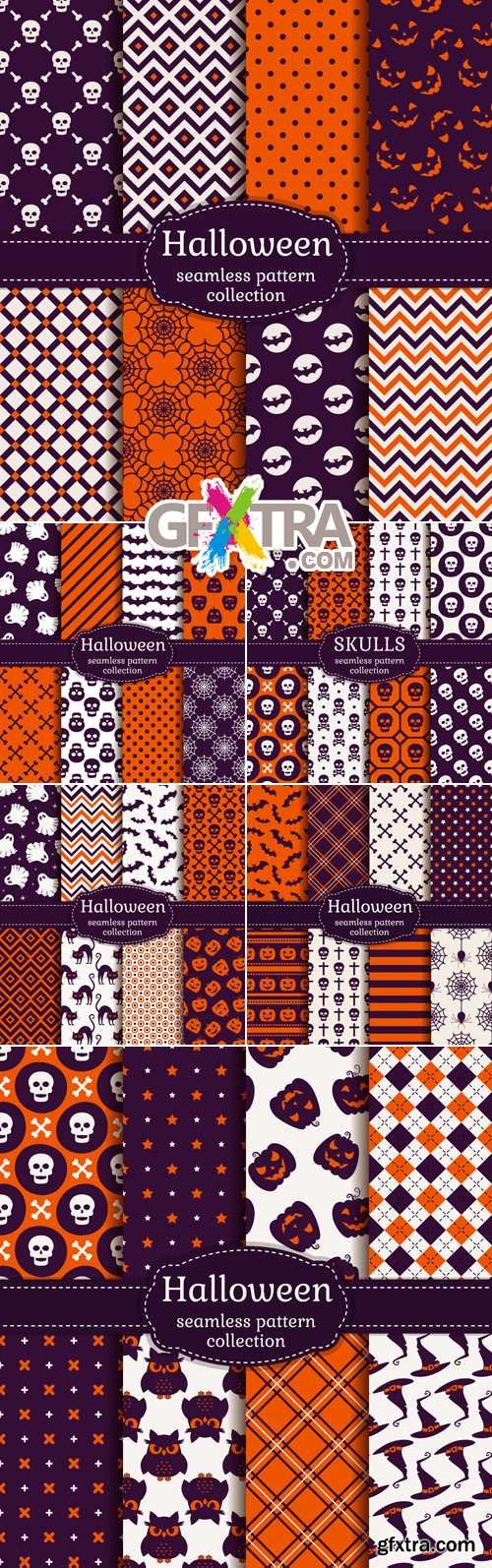 Halloween Seamless Pattens Vector