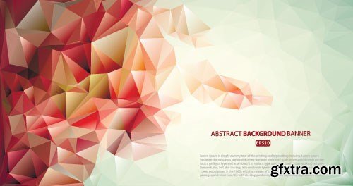 Abstract & Polygonal Design Background, 25x EPS