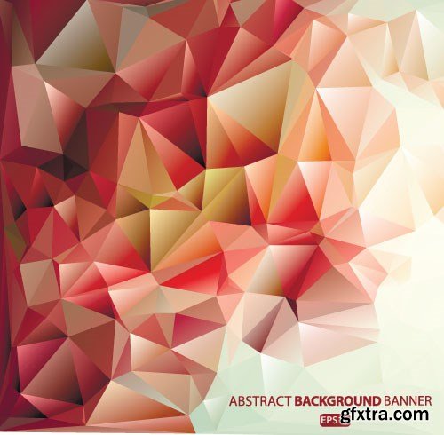 Abstract & Polygonal Design Background, 25x EPS