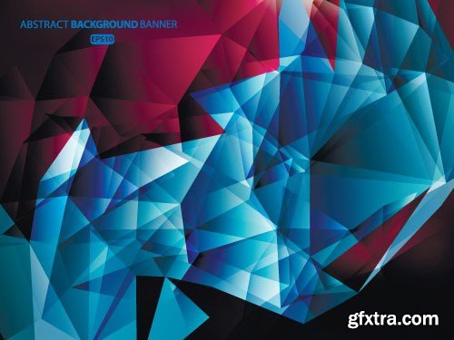 Abstract & Polygonal Design Background, 25x EPS