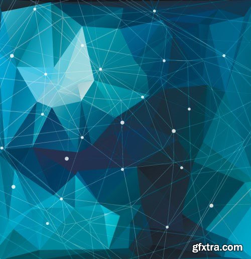 Abstract & Polygonal Design Background, 25x EPS